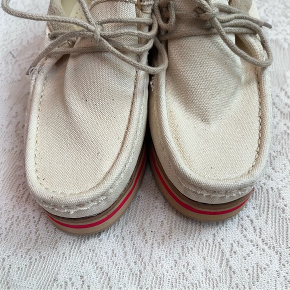 Surface to air heeled striped boat shoes - Picture 4 of 12